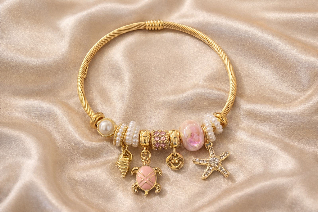 Sea Soul Charm Cuff